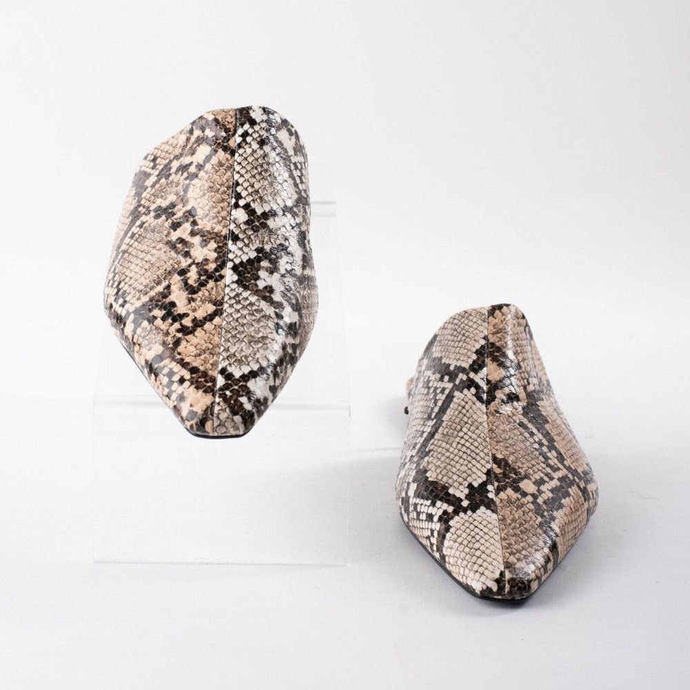 Zara Womens Multicolored Animal Print Flats Mules - Picture 4 of 8